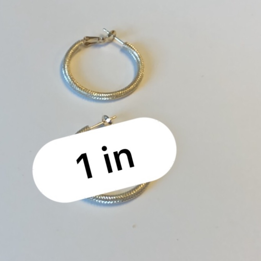 18k Gold Plated Hoop - Picture 3 of 3